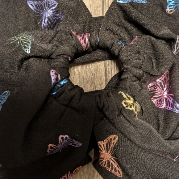 Multicolor shimmer butterfly halter top women's size 1X plus size - Picture 5 of 13